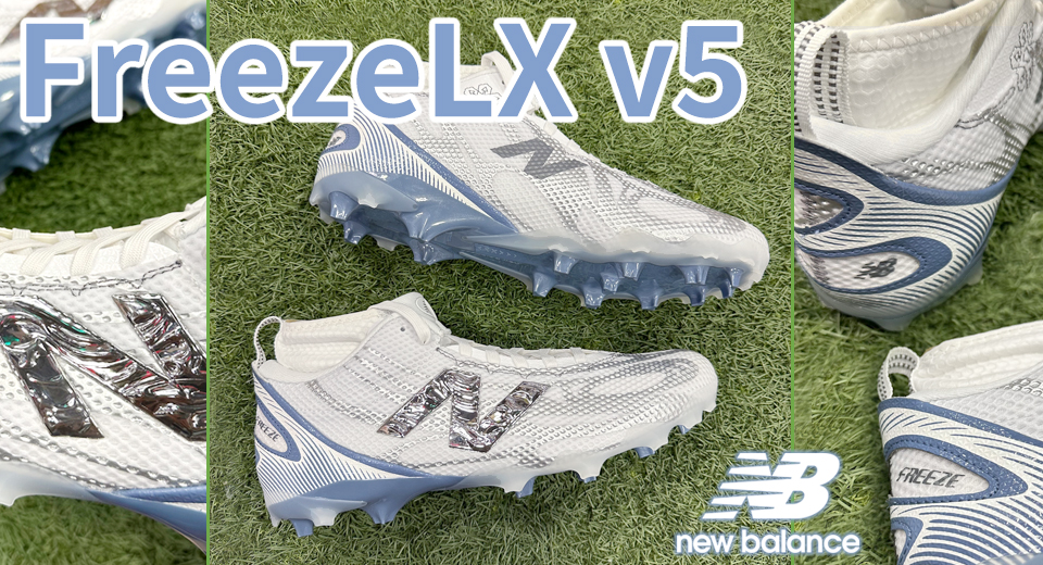 New Balance　フリーズ5.0 LX　ラクロスシューズ　シルバー