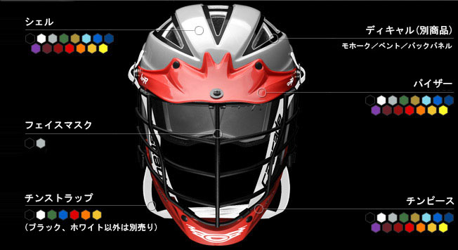 CASCADE CPV-R ヘルメット パーツ
