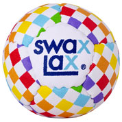 SwaxLax　ソフトウェイテッド　トレーニングボール　レインボーチェック